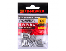 Обжимные трубки Trabucco Crimps Oval Aluminium size1.2
