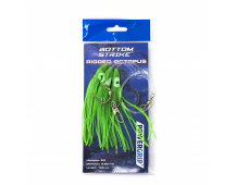 Сабики Bottom Strike  Rigged Octopus  #8/0 0.80mm Fl.Chartreuse