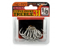 Крючок тройной Shout Curve Point Treble 31 1/0