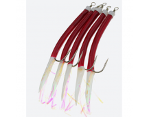 Fladen Gummi Makk 9/0 Red/White
